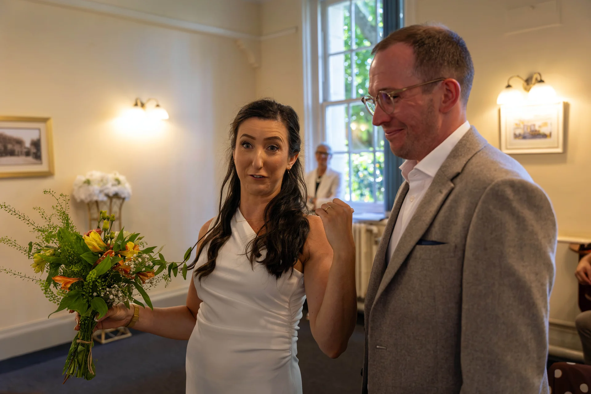 Harriet and Tom  wedding