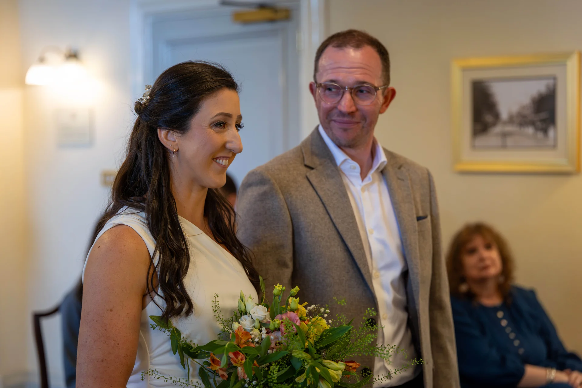 Harriet and Tom  wedding