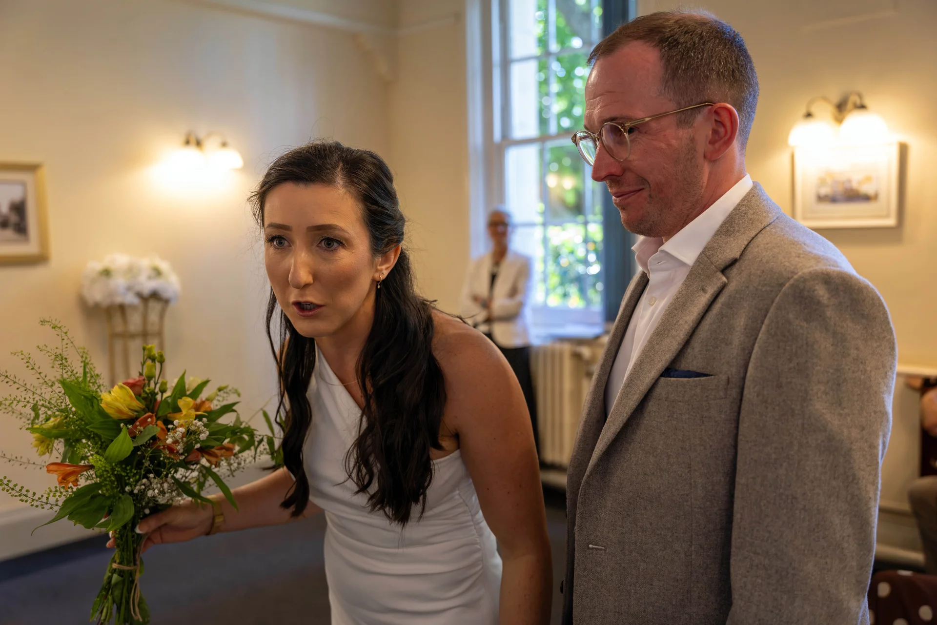 Harriet and Tom  wedding
