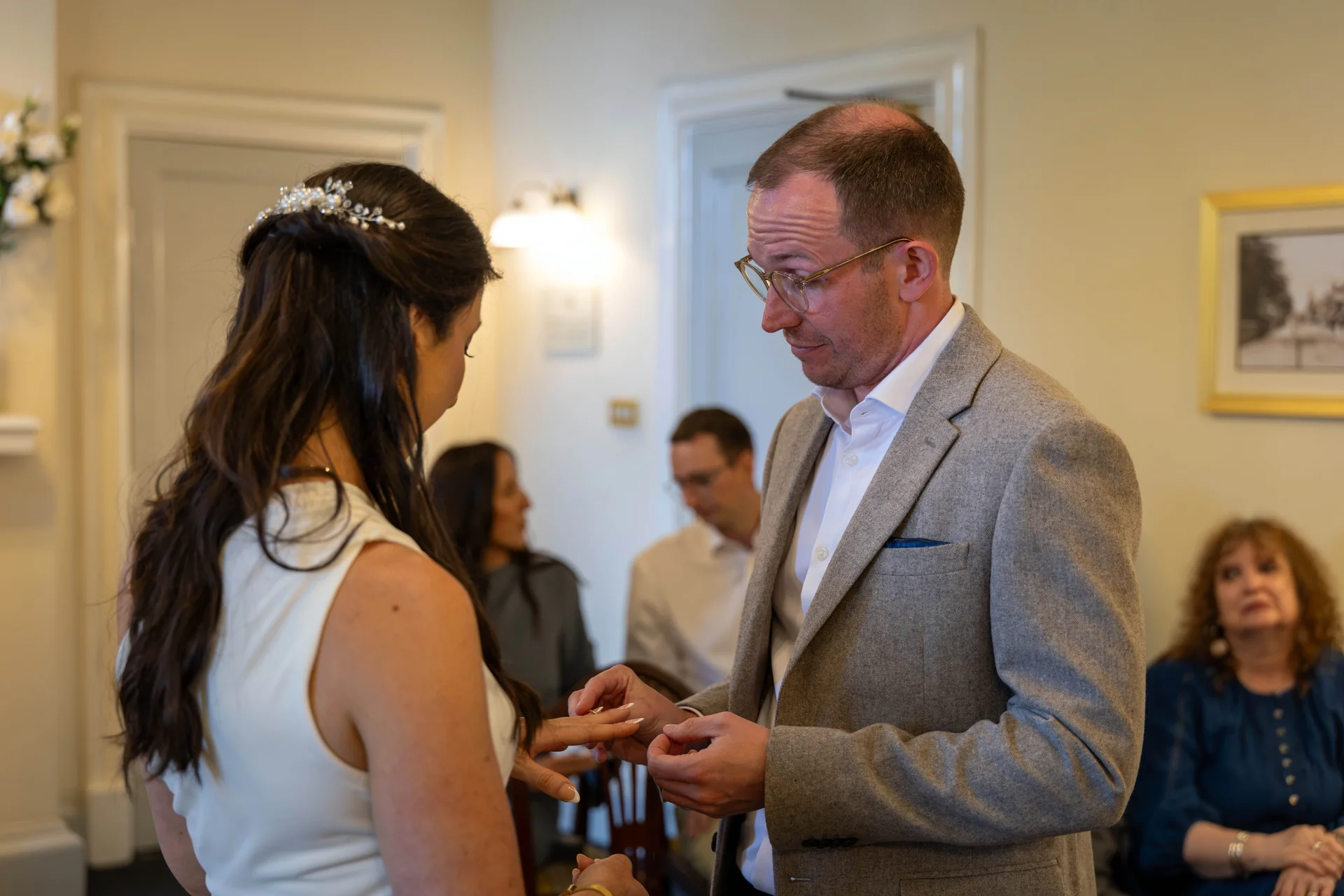 Harriet and Tom  wedding