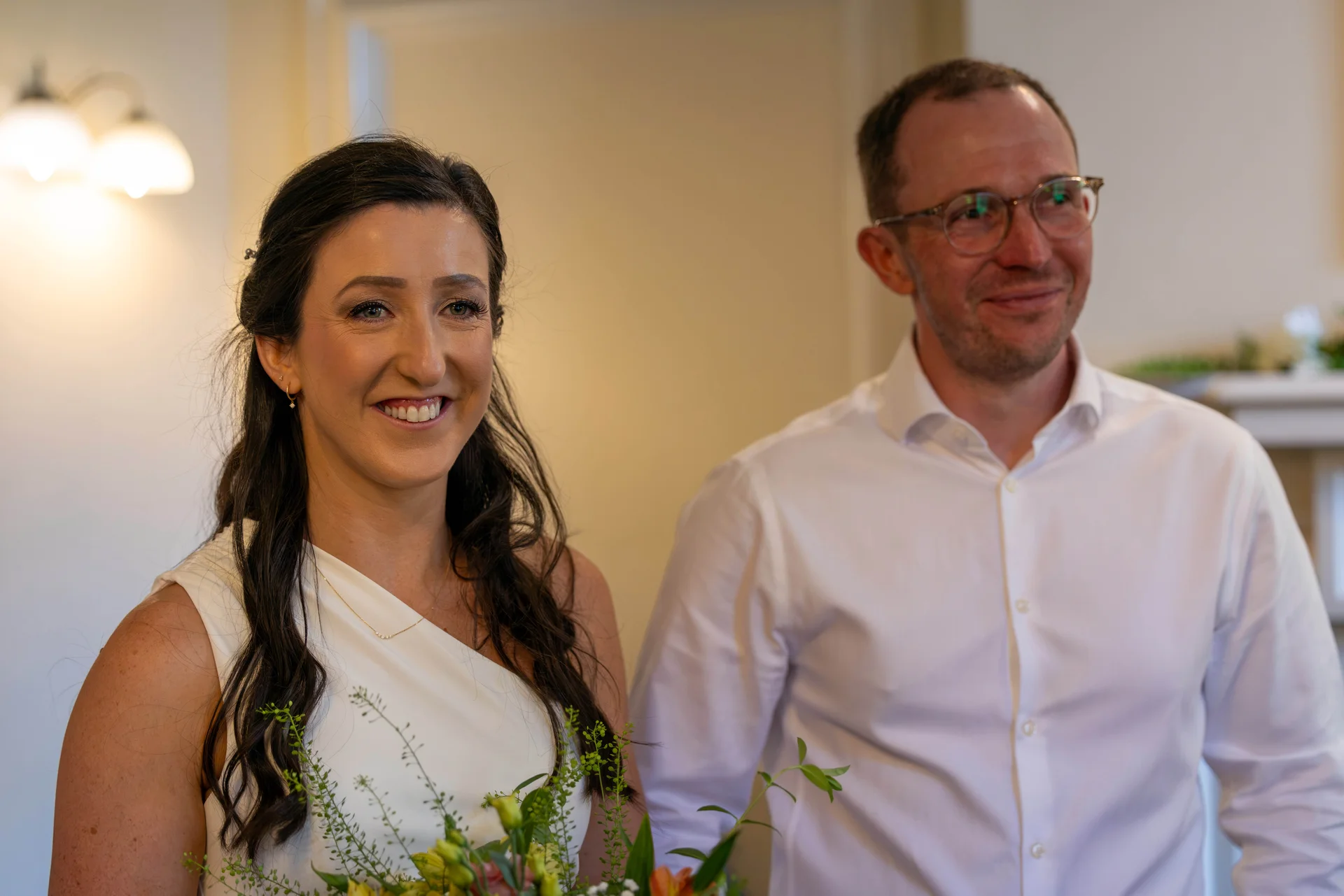 Harriet and Tom  wedding