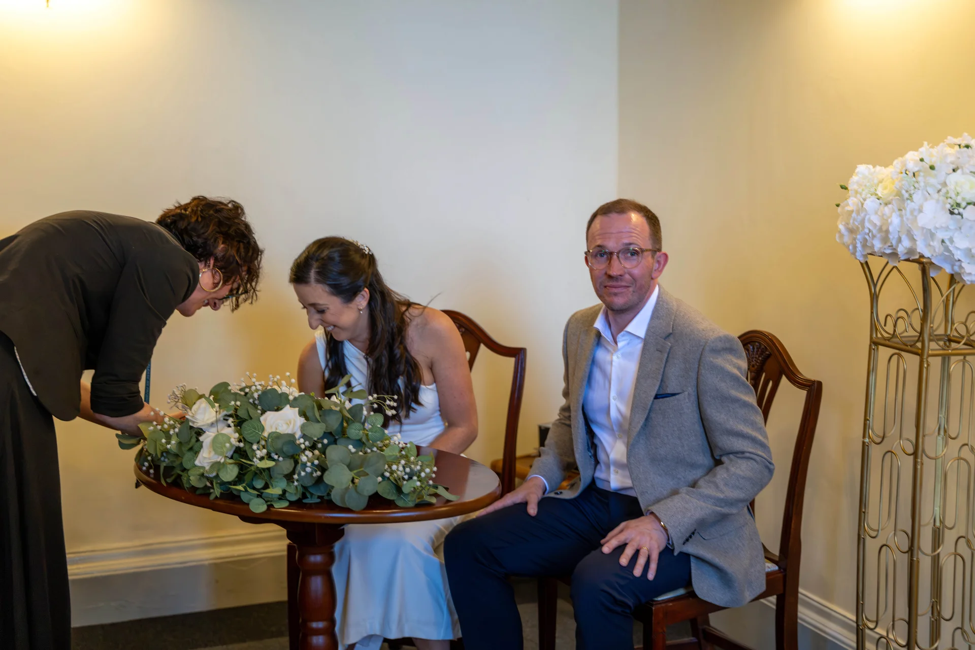 Harriet and Tom  wedding