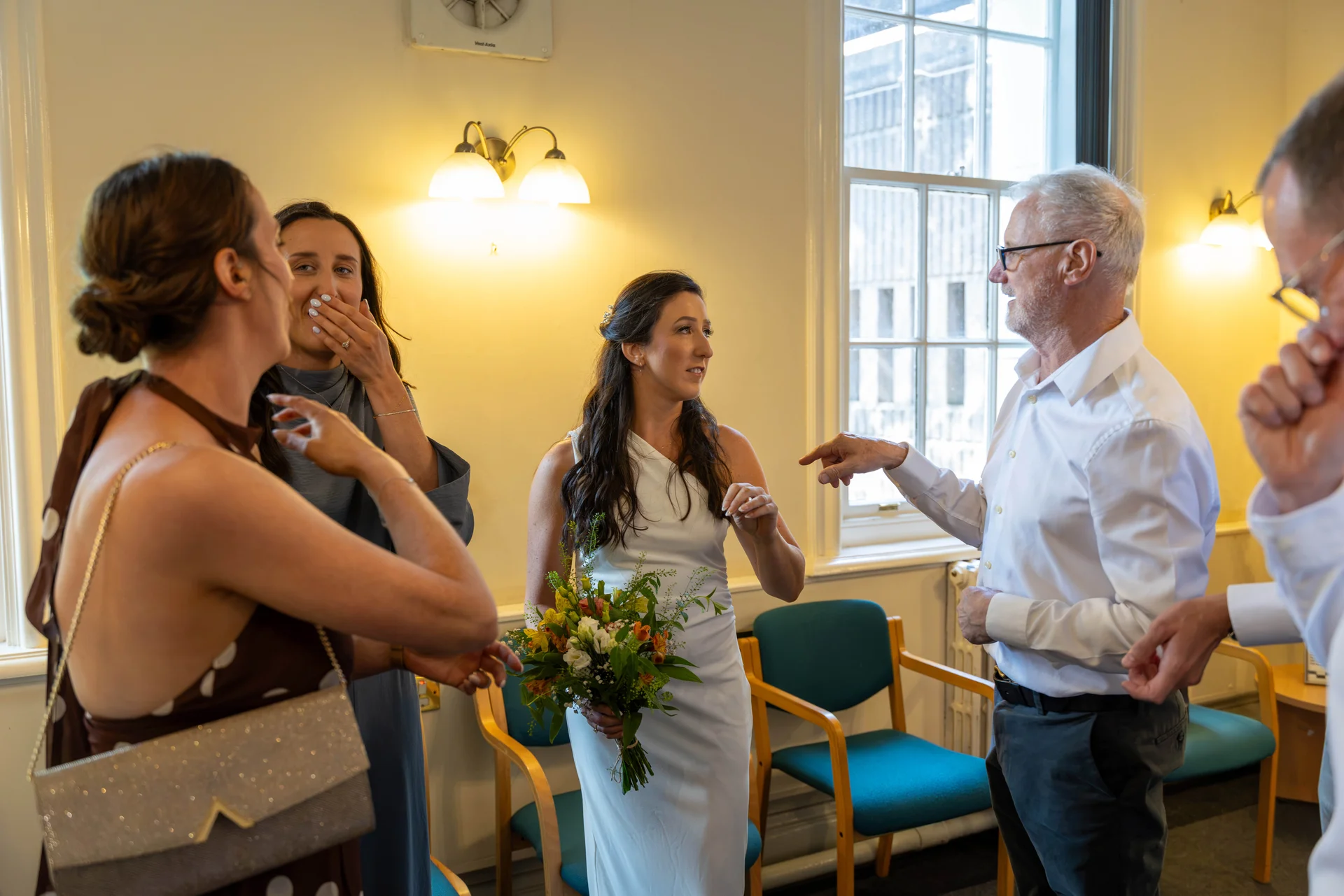 Harriet and Tom  wedding
