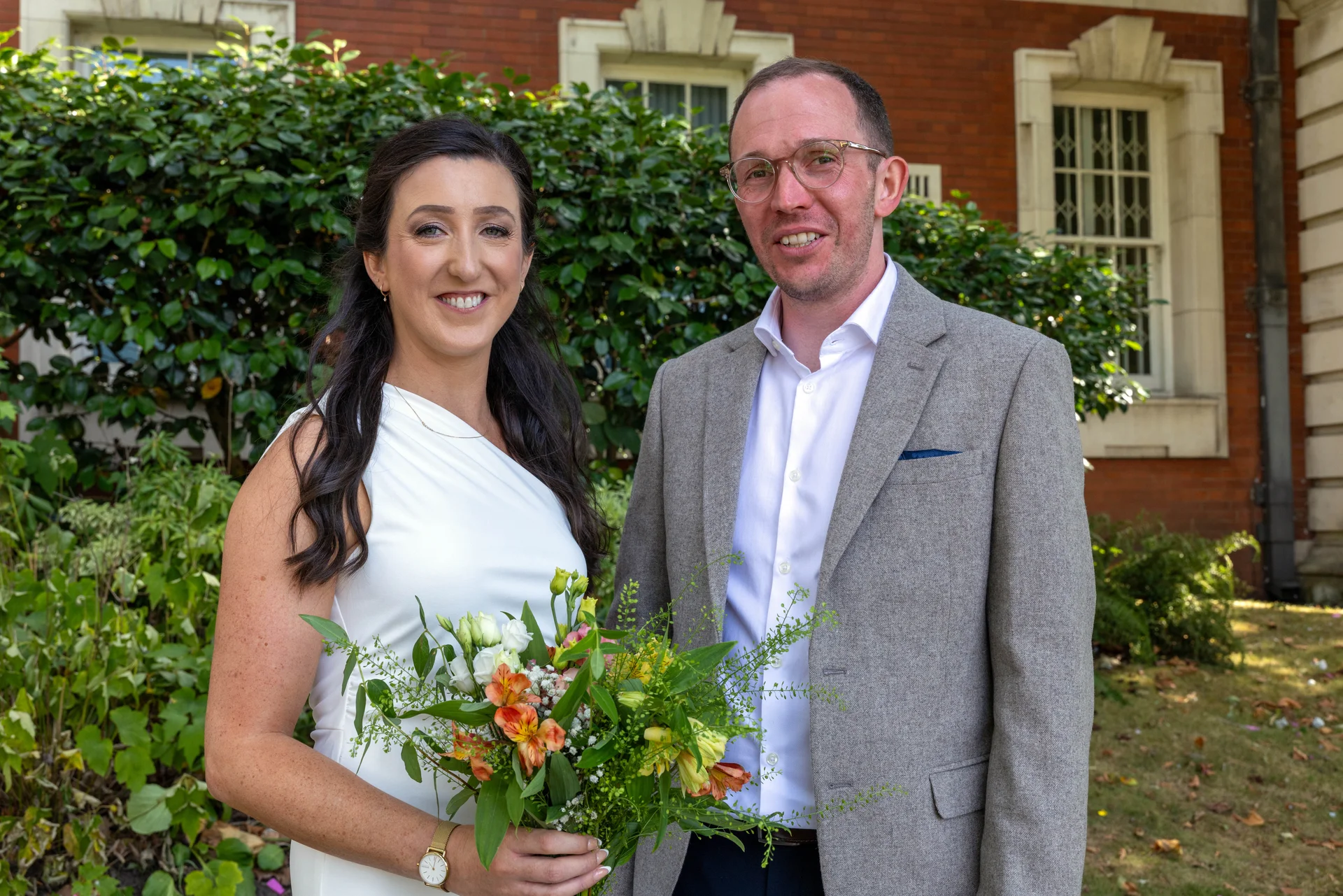 Harriet and Tom  wedding