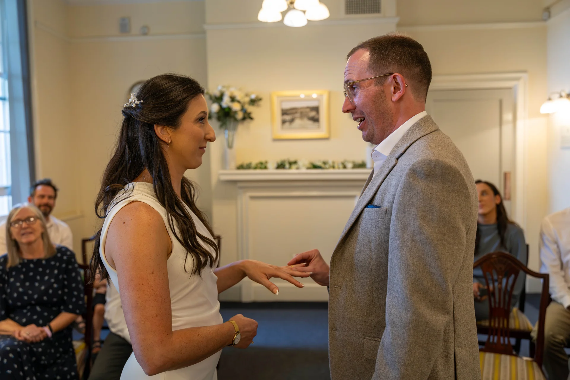 Harriet and Tom  wedding