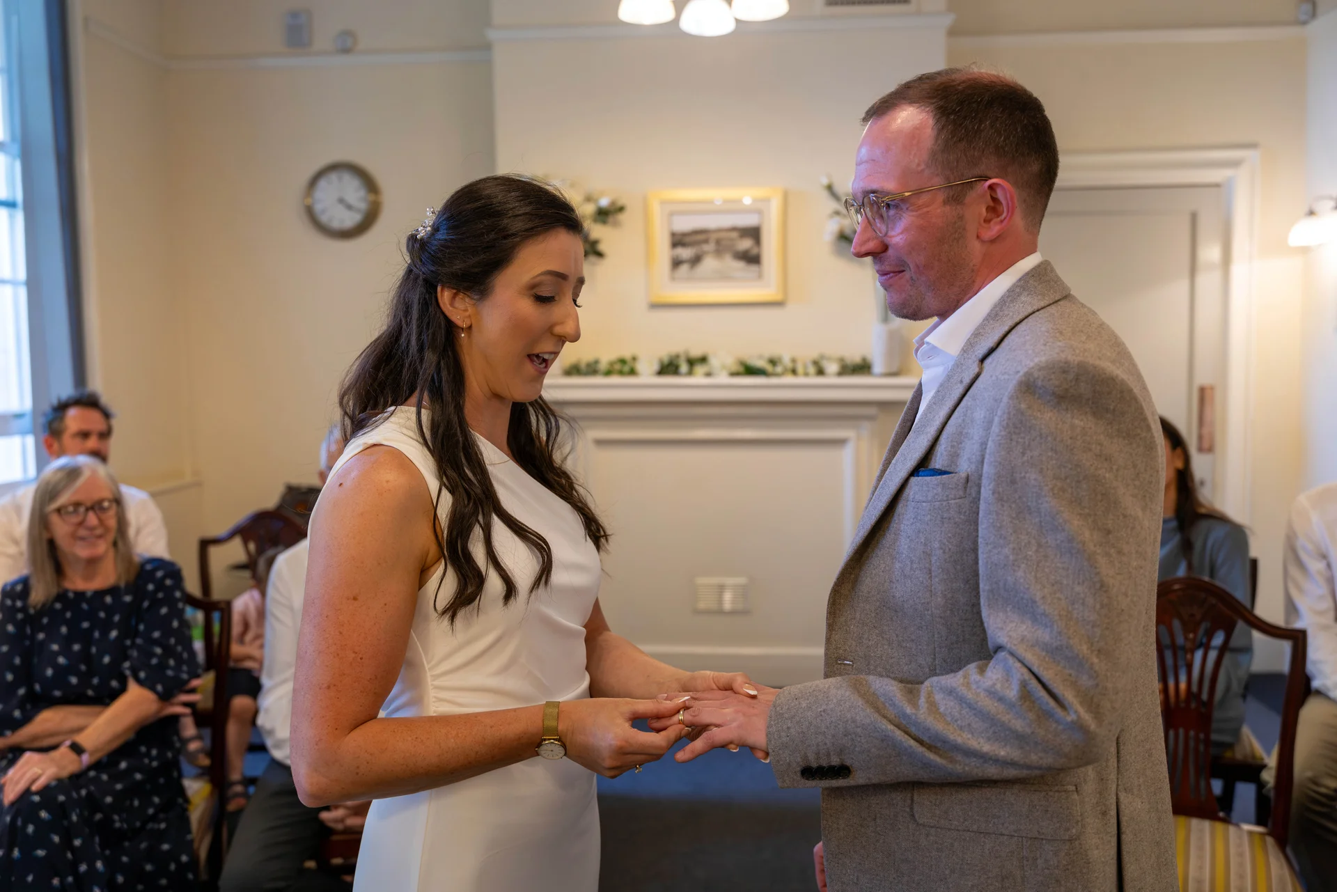 Harriet and Tom  wedding
