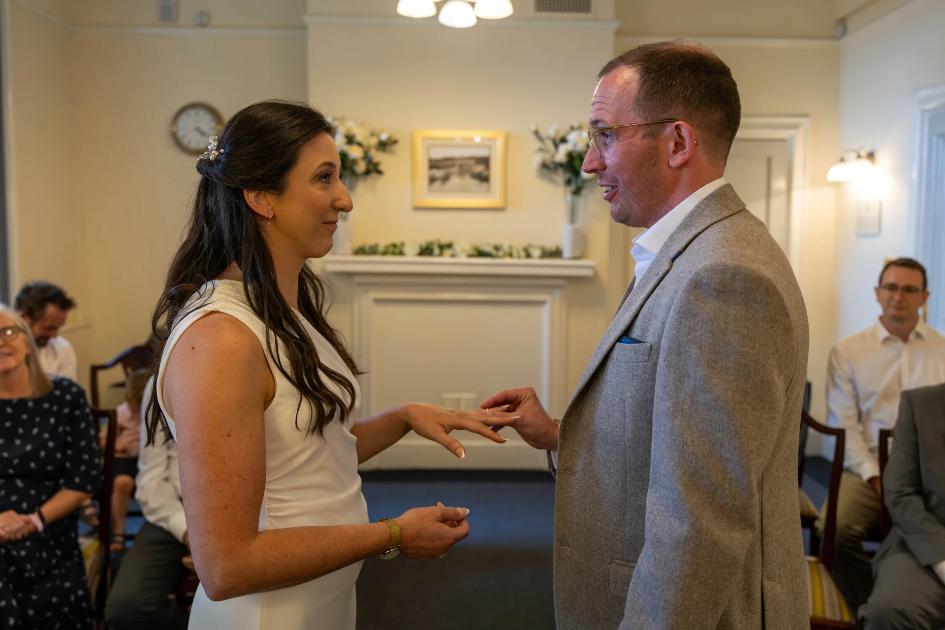 Harriet and Tom  wedding