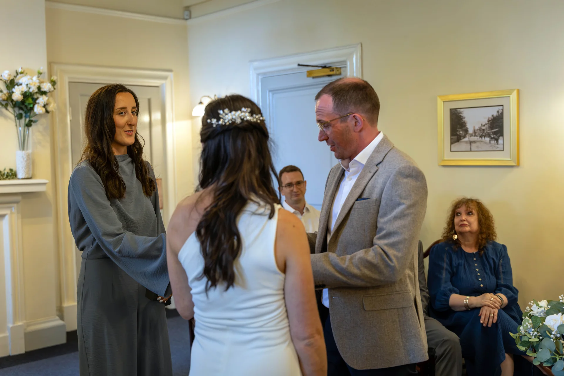 Harriet and Tom  wedding