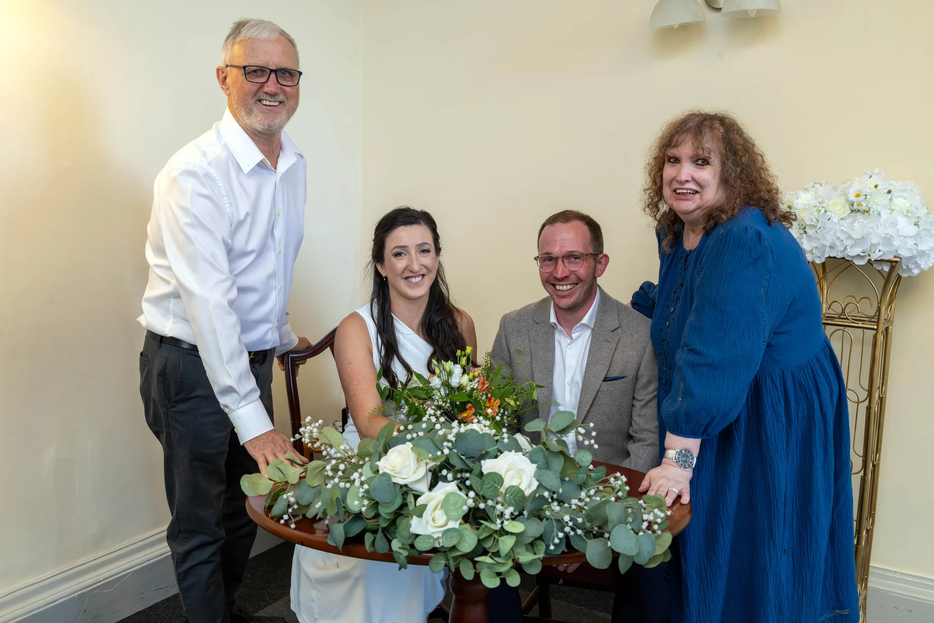 Harriet and Tom  wedding