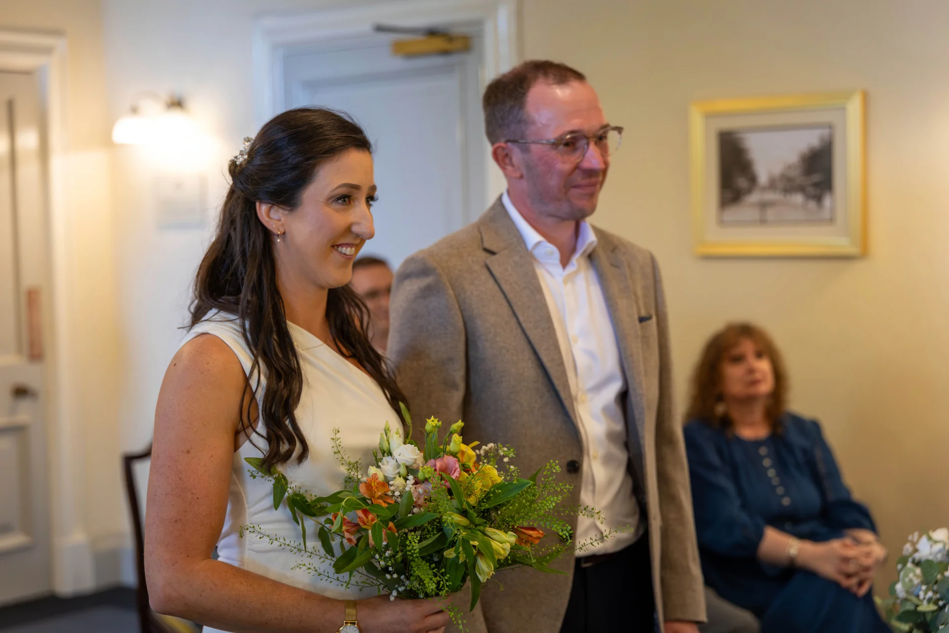 Harriet and Tom  wedding