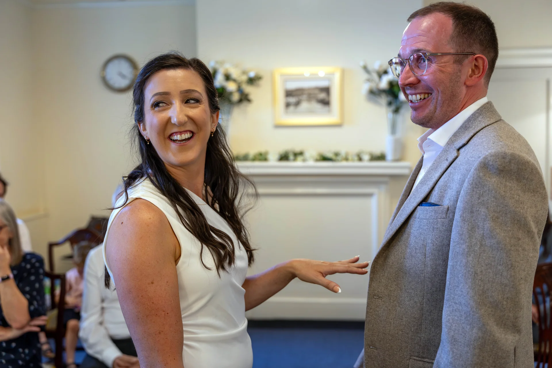 Harriet and Tom  wedding