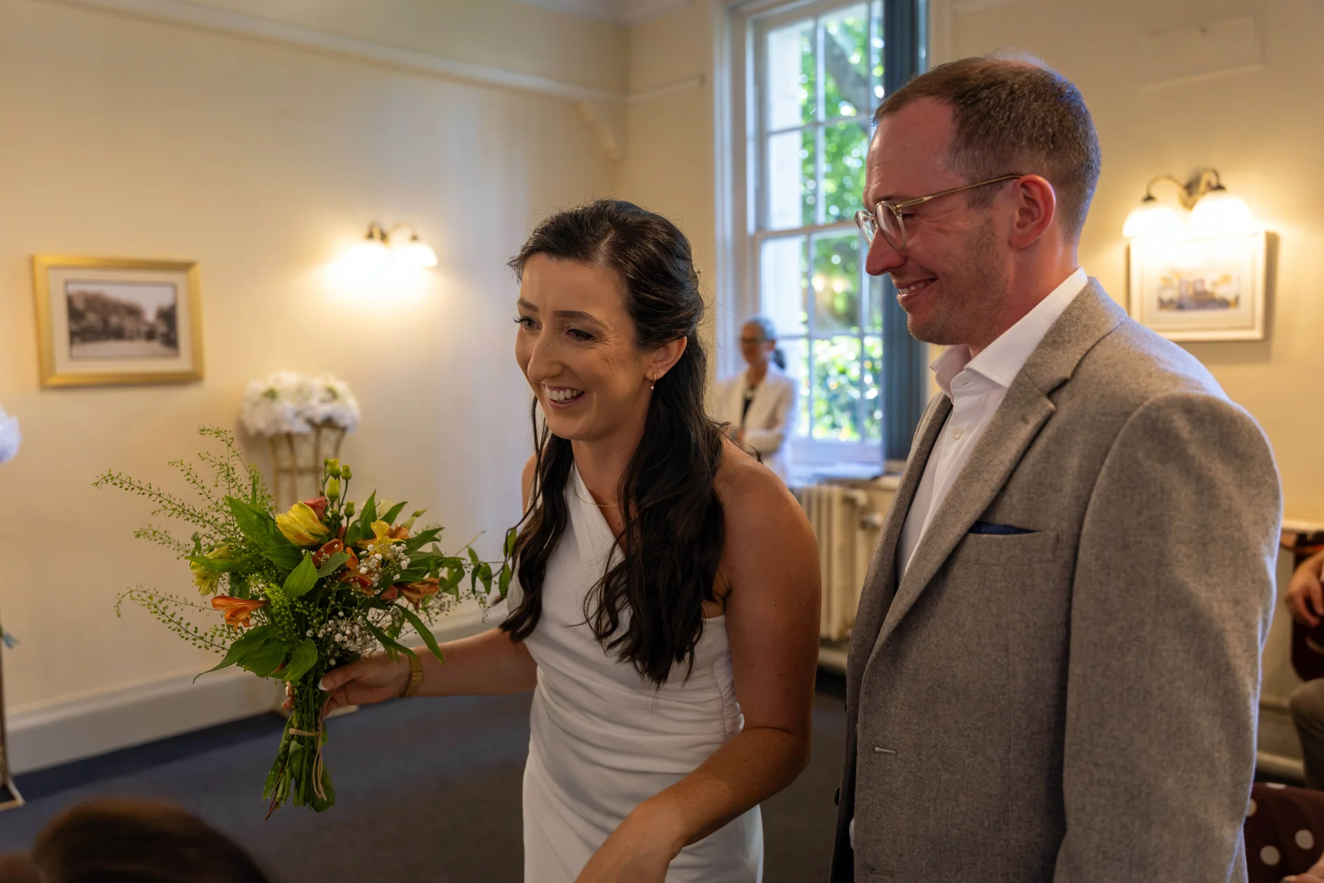 Harriet and Tom  wedding