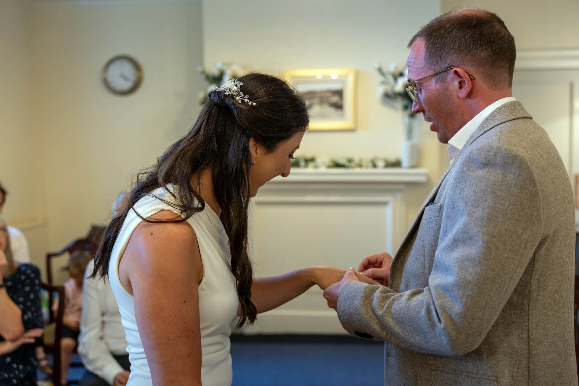 Harriet and Tom  wedding
