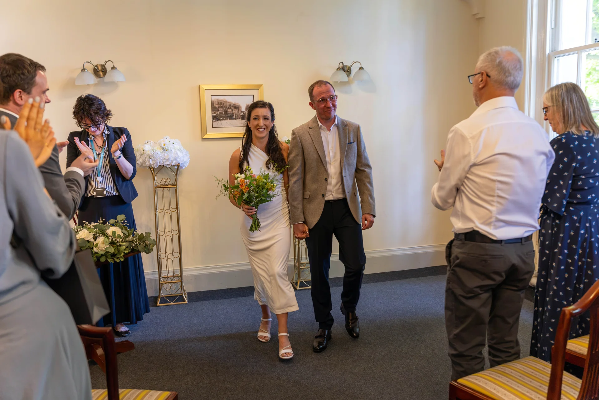 Harriet and Tom  wedding