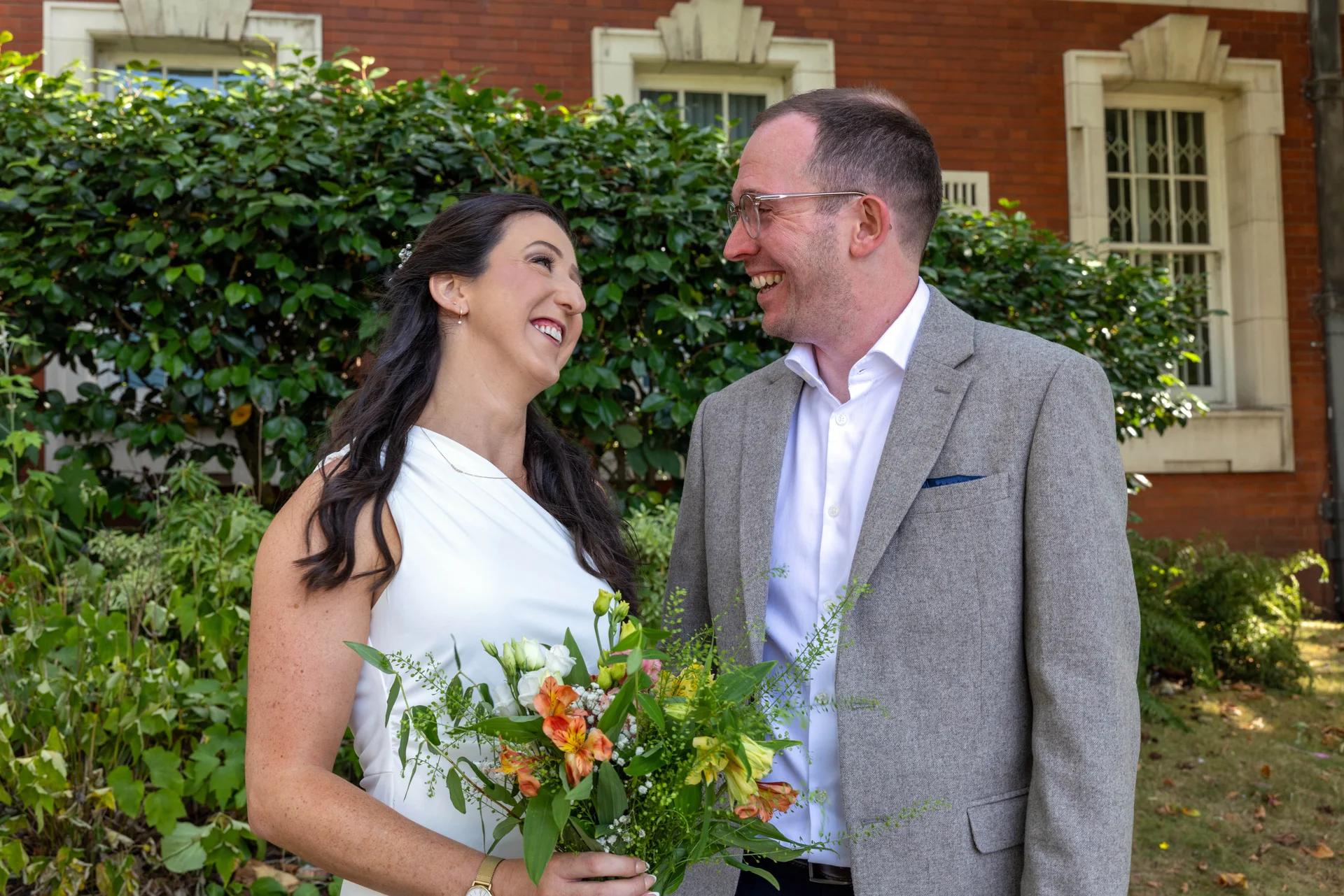 Harriet and Tom  wedding