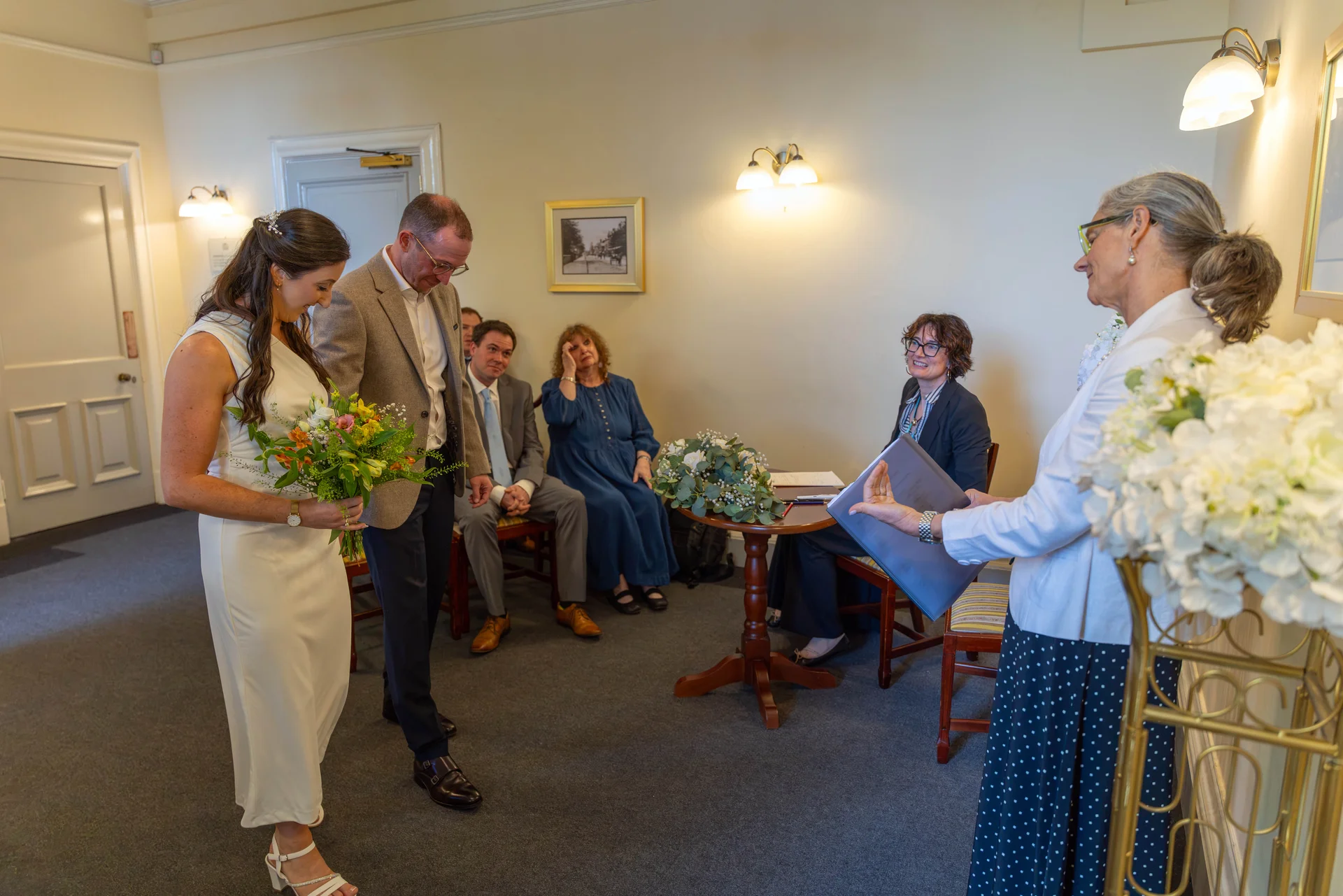 Harriet and Tom  wedding