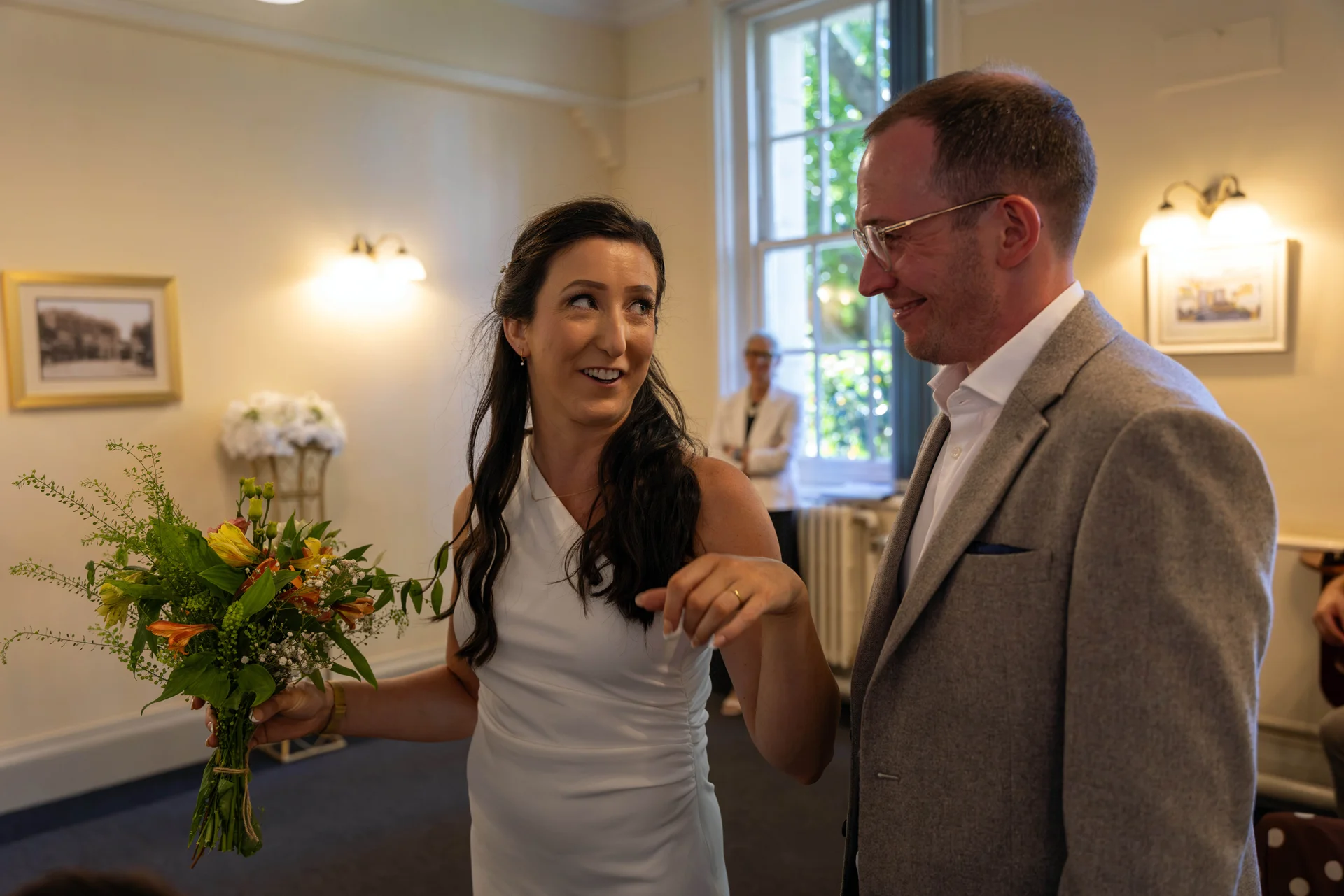 Harriet and Tom  wedding