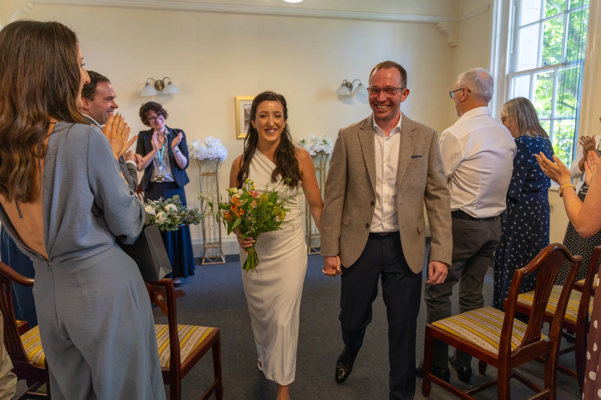 Harriet and Tom  wedding