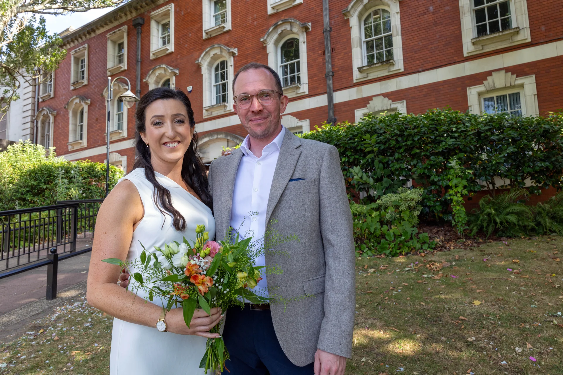 Harriet and Tom  wedding