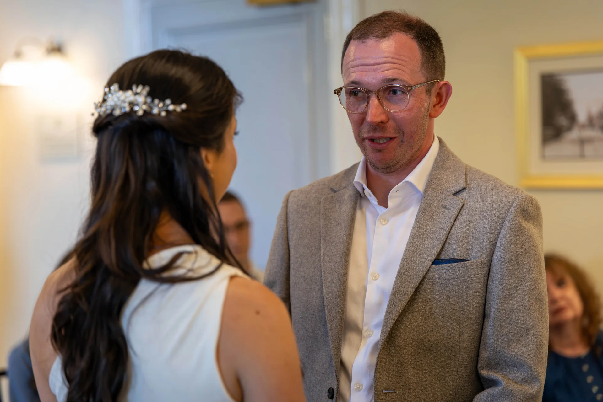Harriet and Tom  wedding