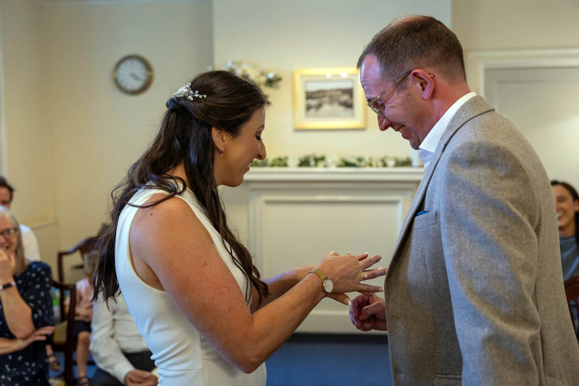 Harriet and Tom  wedding