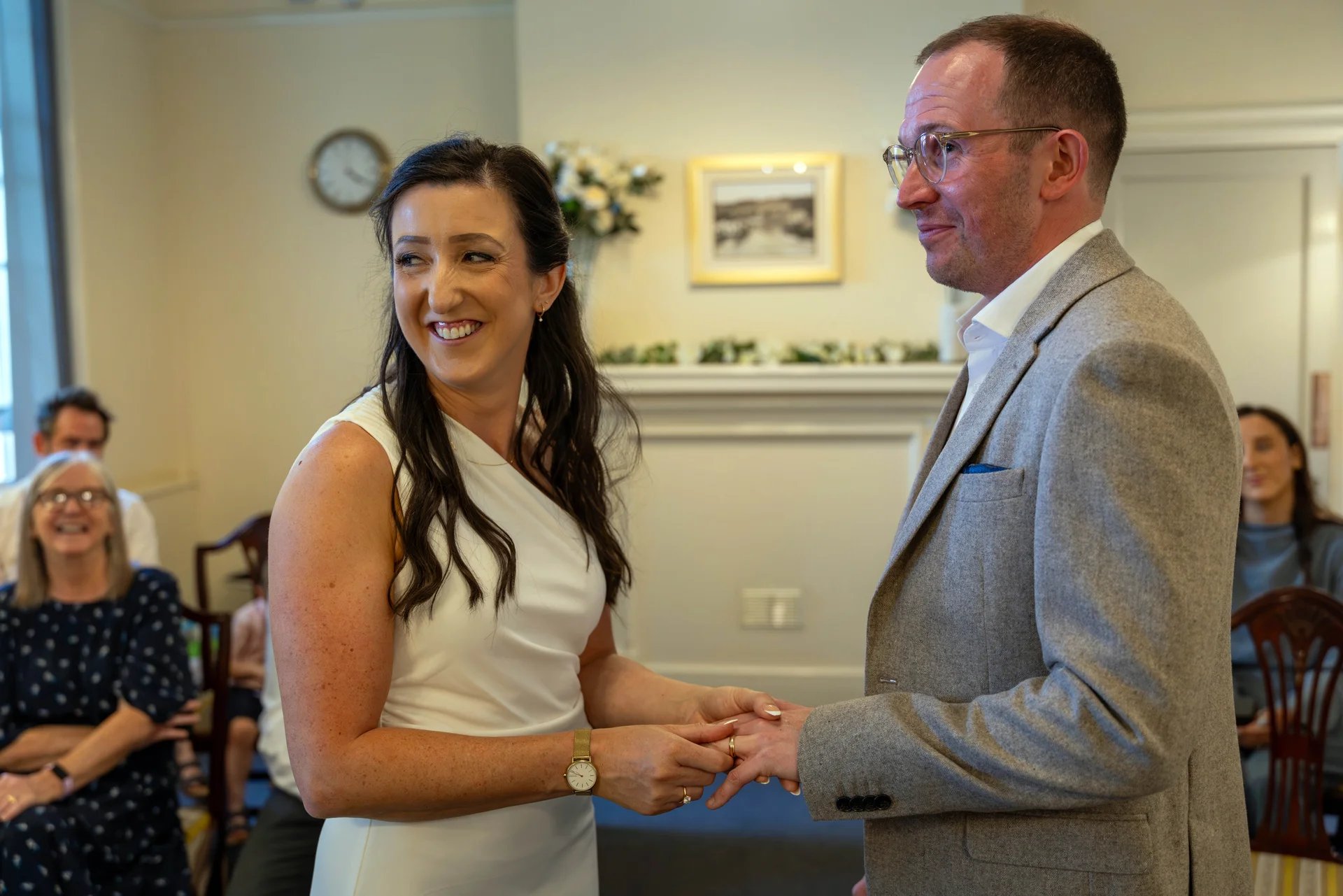 Harriet and Tom  wedding
