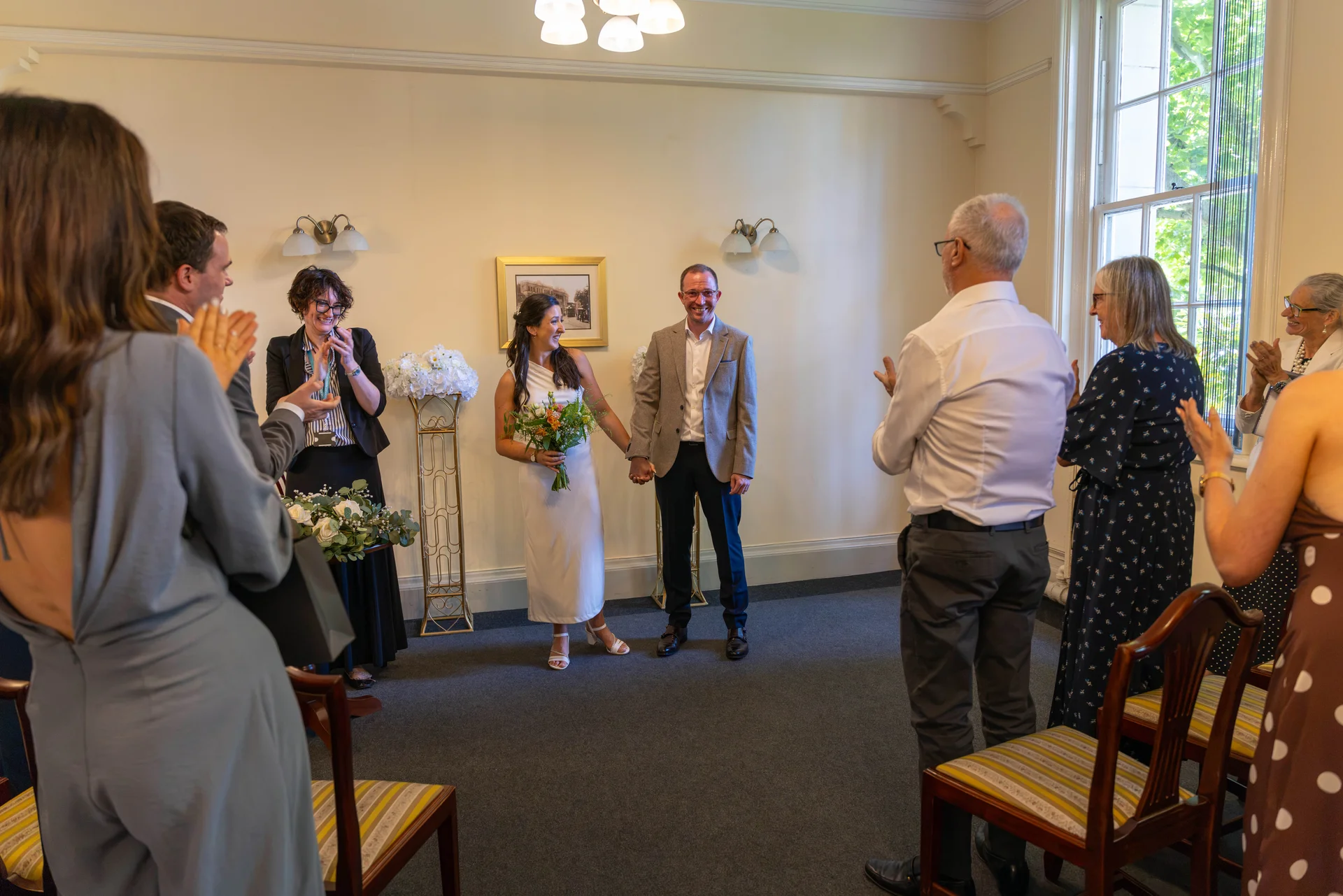 Harriet and Tom  wedding
