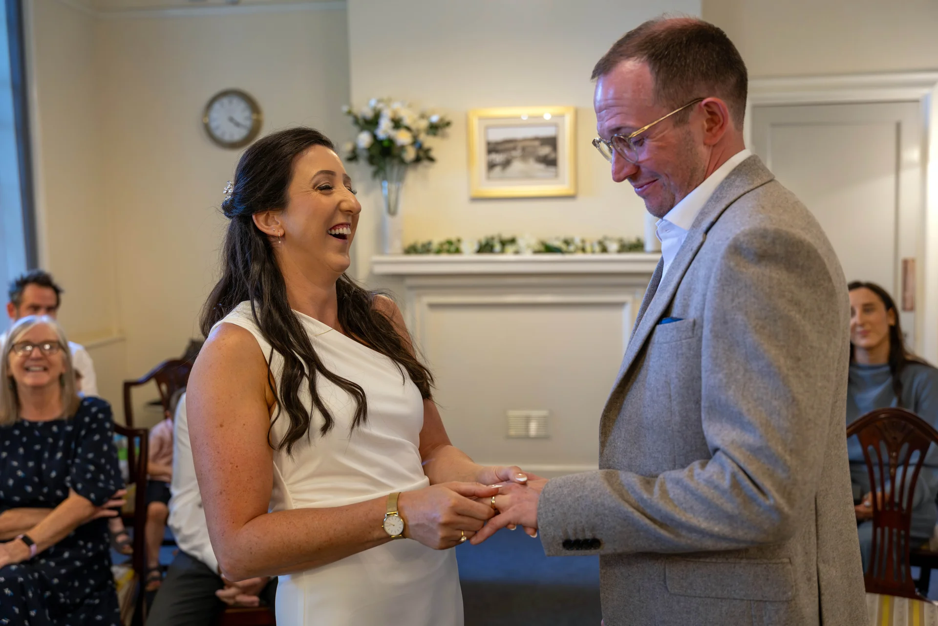 Harriet and Tom  wedding