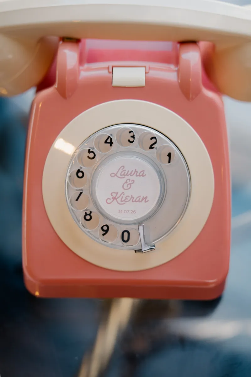 The Peach & Ivory Vintage Audio Guestbook