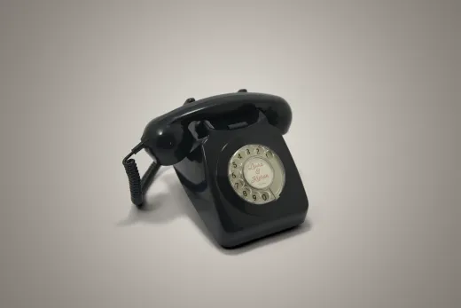 The Classic Black Vintage Audio Guestbook