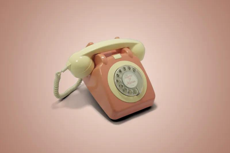 The Peach & Ivory Vintage Audio Guestbook